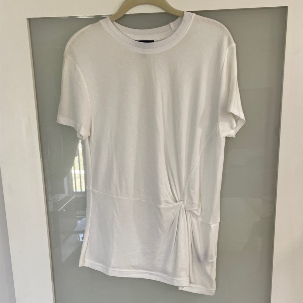 rag & bone White Short Sleeve Tee